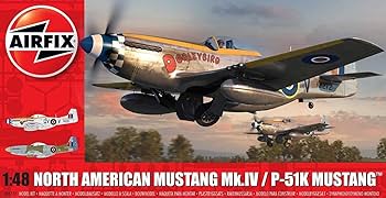 Amazon.com: Airfix North American MK IV/P-51K Mustang 1:48